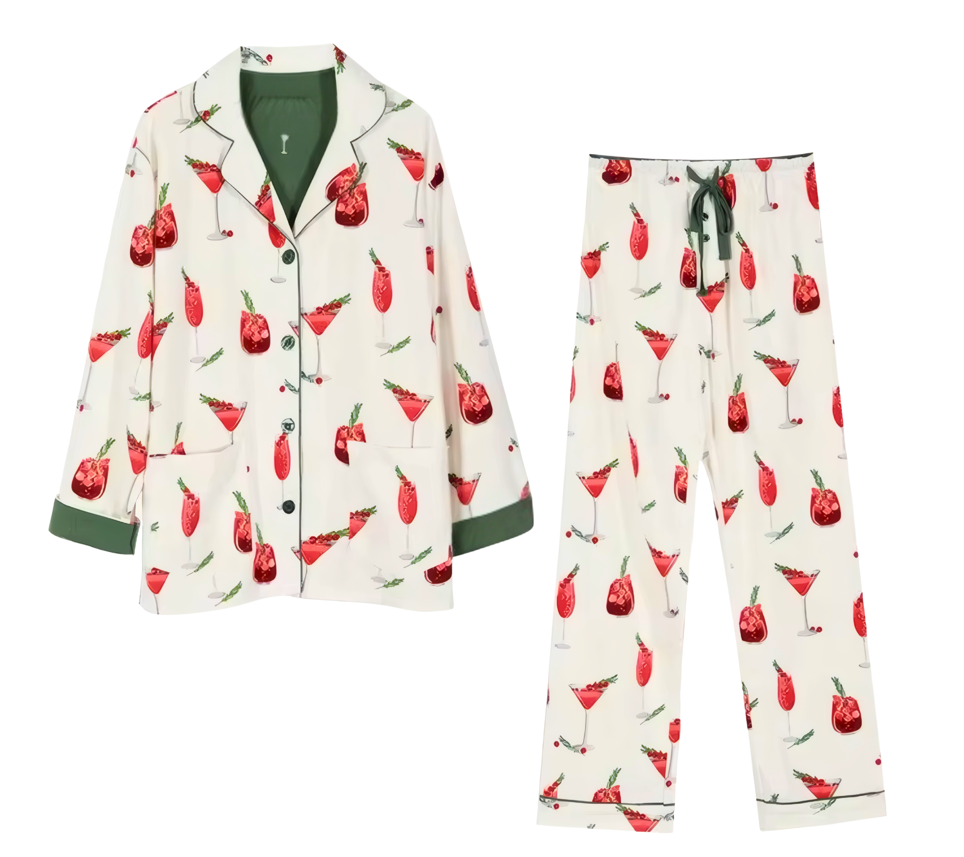 סט פיג'מה קוקטיילים