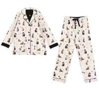 פיג'מה כותנה חתולים