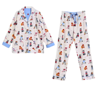 פיג'מה כותנה חתולים